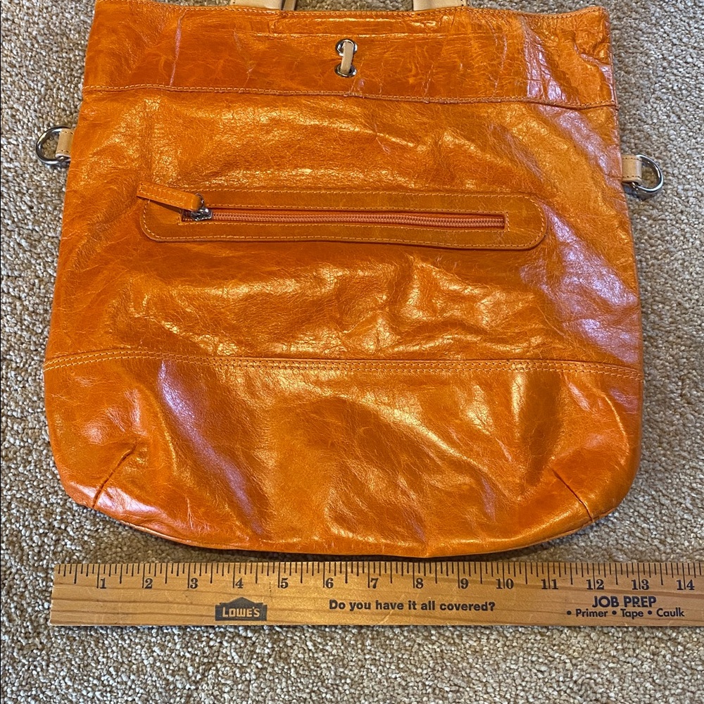 Maurizio Taiuti Leather Italian Purse Orange - Picture 6 of 11